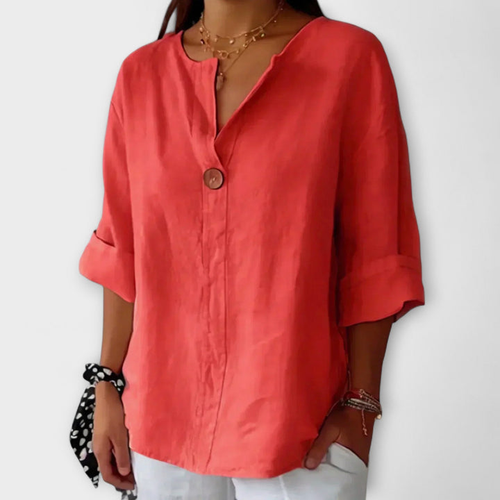 Nicole | Stylish Blouse with V-Neck