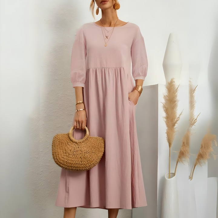 Clea | Breathable Elegant Timeless Maxi Dress