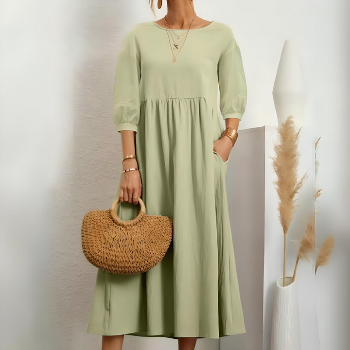 Clea | Breathable Elegant Timeless Maxi Dress