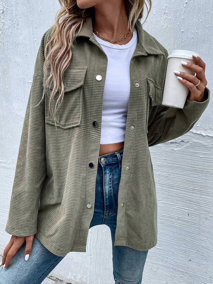 Isoldea | Elegant Bucklecord Jacket