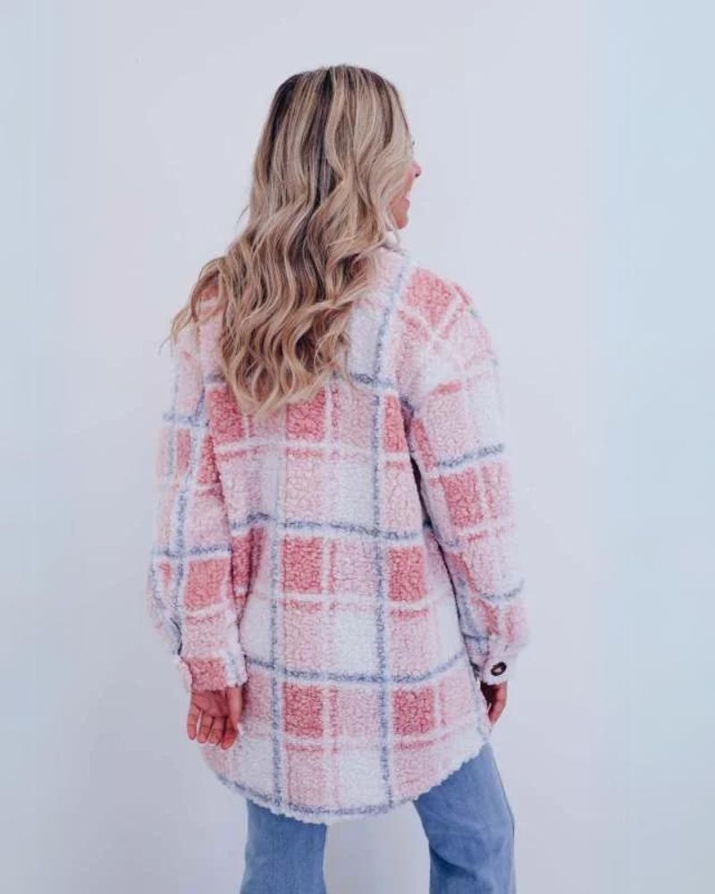 Sariel | Casual Outdoor Plaid Fleece Jacket