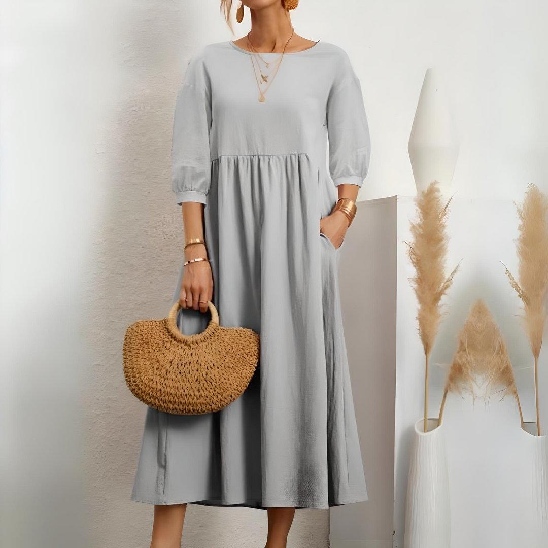 Clea | Breathable Elegant Timeless Maxi Dress