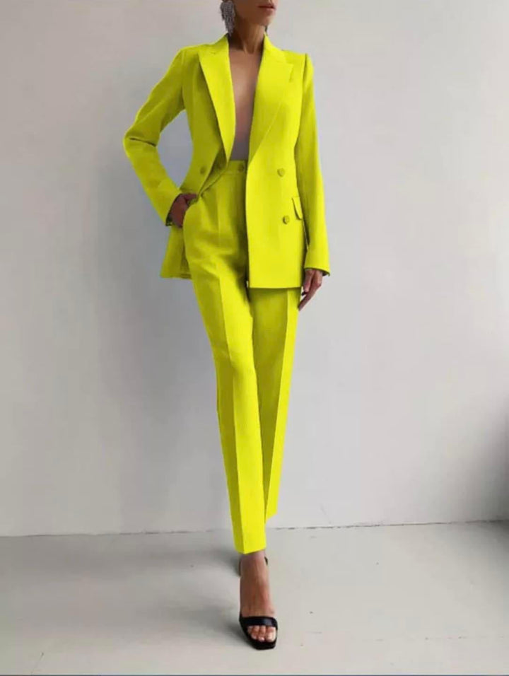 Sophia | Tailored Cigarette Pantsuit