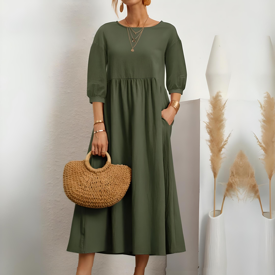 Clea | Breathable Elegant Timeless Maxi Dress