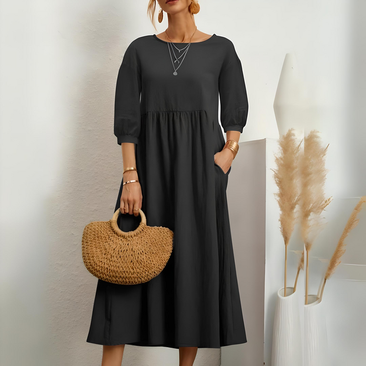 Clea | Breathable Elegant Timeless Maxi Dress