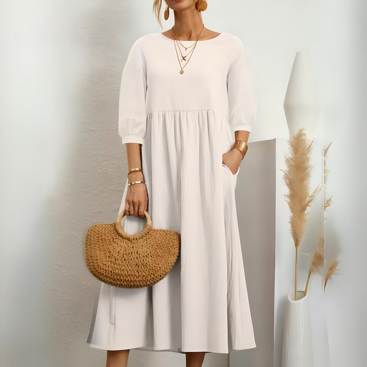 Clea | Breathable Elegant Timeless Maxi Dress