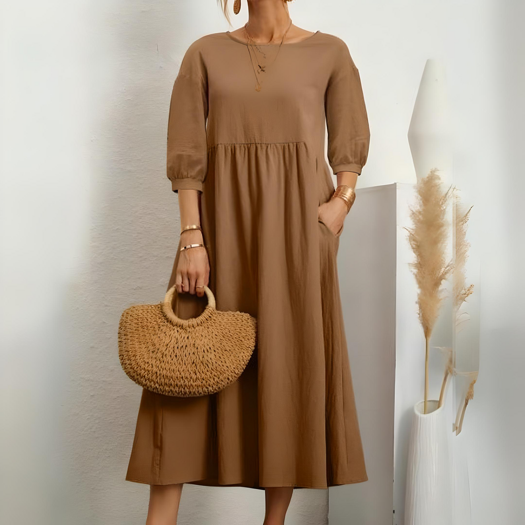 Clea | Breathable Elegant Timeless Maxi Dress