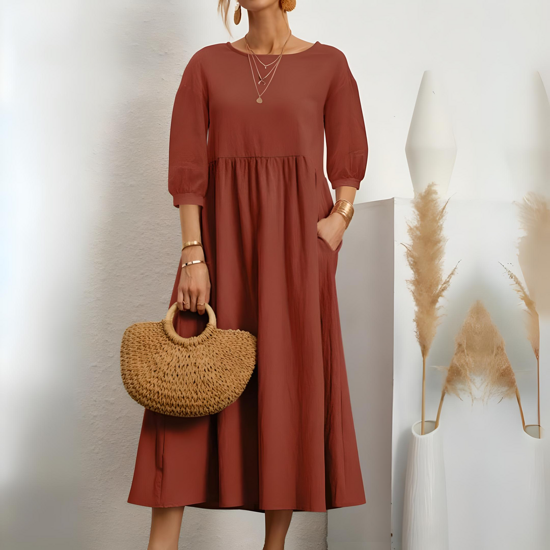 Clea | Breathable Elegant Timeless Maxi Dress