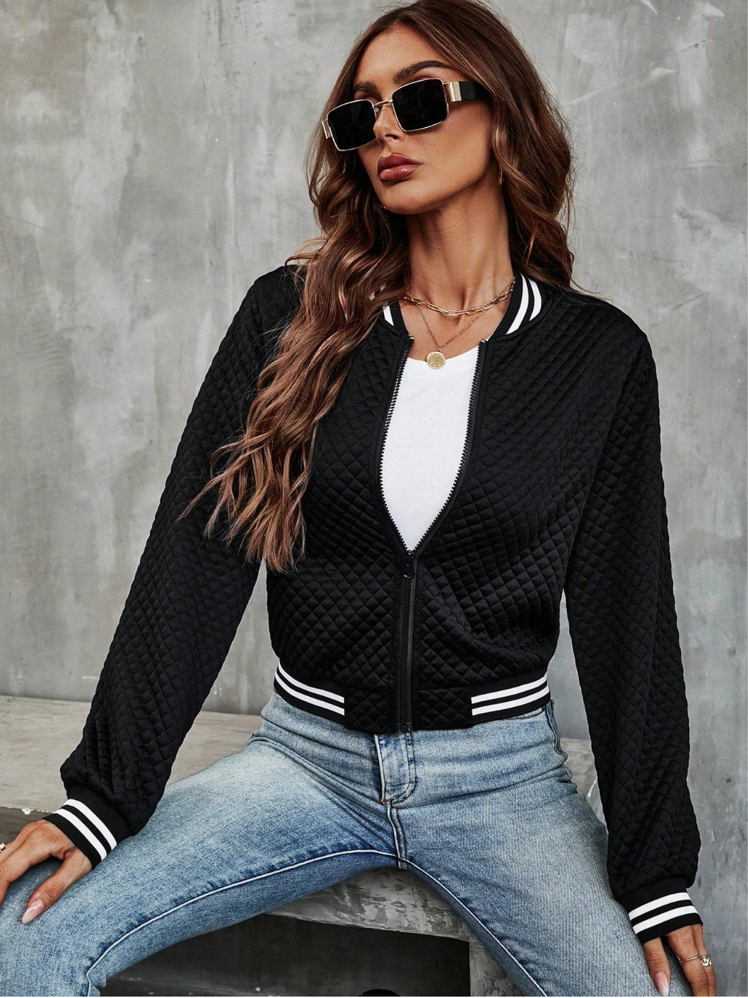 Taimani | Chic Retro Quilted Jacket