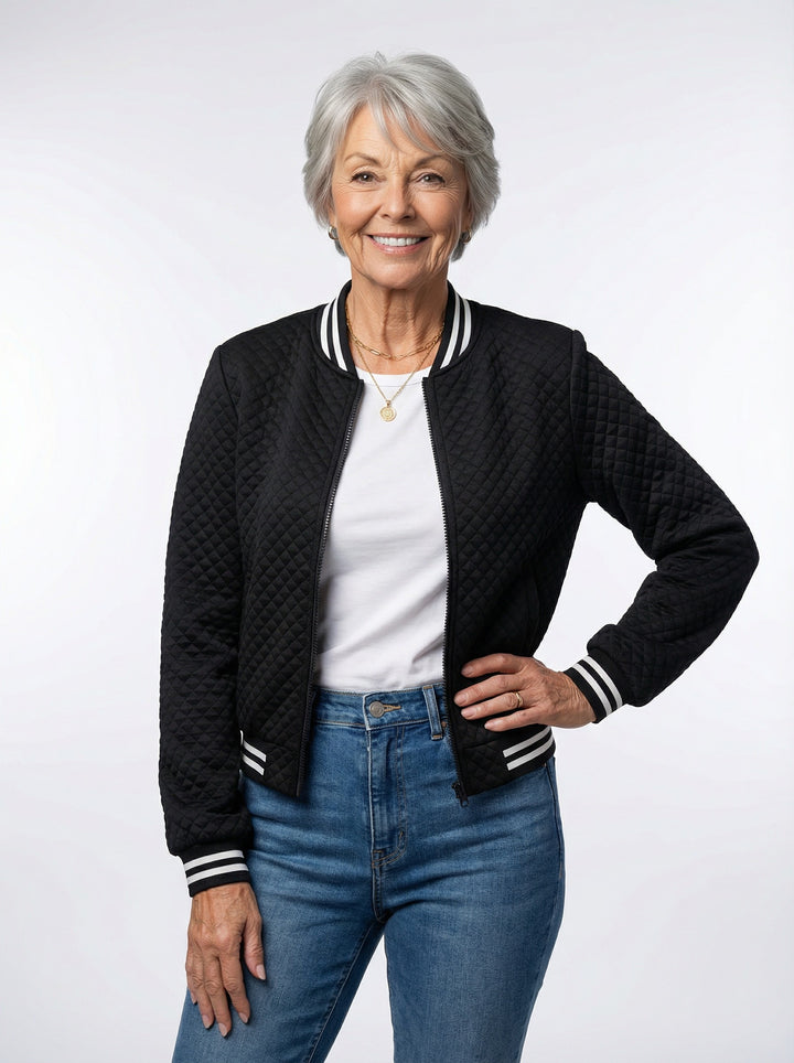 Taimani | Chic Retro Quilted Jacket